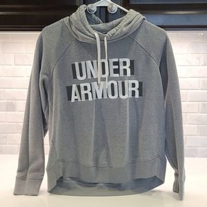 Under Armour Loose Fit Semi Cropped Hoodie SIZE SMALL